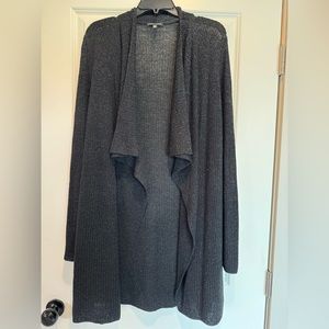 Eileen fisher cardigan 65% merino wool excellent condition large black sweater